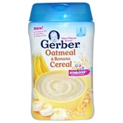 Banana Oatmeal Baby Food