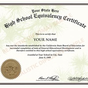 Earned a GED Certificate