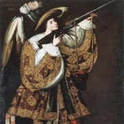 Angel With a Harquebus (Circle of the Master of Calamarca)