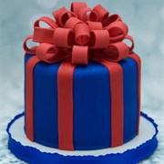 Blue and Red Cake