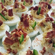 Jalapeno Bacon Deviled Eggs