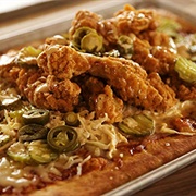 Fried Chicken Pizza