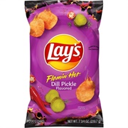 Lays  Flamin Hot Dill Pickle