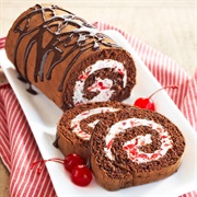 Black Forest Roll Cake