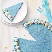 Blue Raspberry Cookie Cake