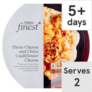 Finest Three Cheese and Chive Cauliflower Cheese Bake