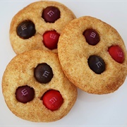Cinnamon M&M Snickerdoodles