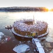 Restaurant at Arctic Bath, Harads, Sweden