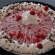 Cabot's Ice Cream & Restaurant Frozen Yogurt Raspberry Chocolate Chip Pie