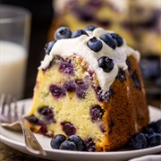 Blackberry Pancake Cake