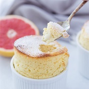 Grapefruit Vanilla Souffle