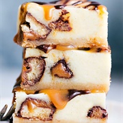 Twix Cheesecake Bars