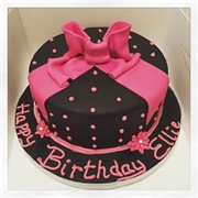Black and Pink Cake