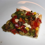 Vegan Mixed Vegetable Pizza