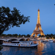 Night Boat Tour on the Seine