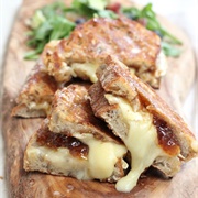 Brie and Fig Jam Grilled Cheese