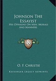 Johnson the Essayist (O.F Christie)