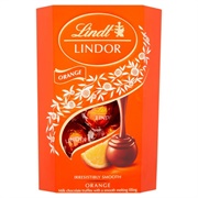 Lindt Lindor Truffles Milk Chocolate Orange