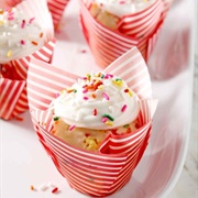 Sour Cream Funfetti Cupcakes