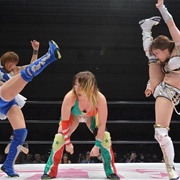Hiroyo Matsumoto & Jungle Kyona vs. Kairi Hojo & Yoko Bito Stardom Champions Around World Nagoya2017