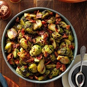 Roasted Brussels Sprouts With Bacon