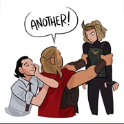Sylkior - Loki, Sylvie, and Thor