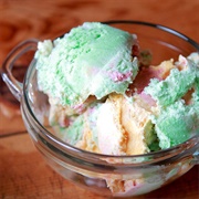 Rainbow Sherbert Ice Cream