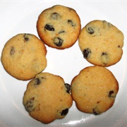 Vegan Rum and Raisin Cookies With Orange Peel