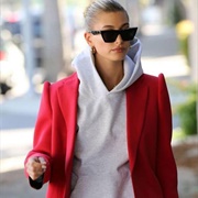 Hoodie Under Blazer