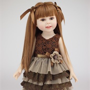 Baby Doll Brown Outfit