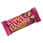 Twix Cookie Dough Cookie Bars