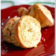 Birthday Cake Mini Popovers