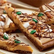 Chocolate Peanut Butter Candy Pizza
