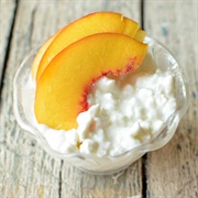 Peach Cottage Cheese