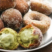 Custard Filled Doughnut Hole