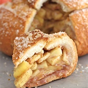 Apple Pie in a Bread Bowl