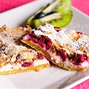 Cottage Cheese and Sour Cherry Pie