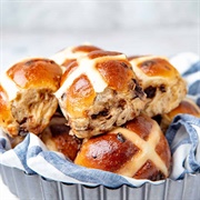 Chocolate Chip Hot Cross Bun