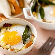 Baked Duck Egg