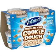 Yocrunch Chocolate Chip Cookie Dough Yogurt