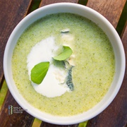 Broccoli and Blue Cheese Soup