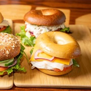 Einstein Bros Bagel Sandwich
