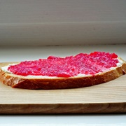 Bread With Cherry Jam