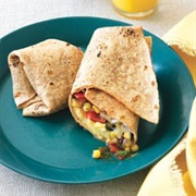 Egg and Green Bean Wrap
