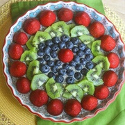 Vanilla Chia Pudding Pie With Almond Crust