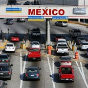 USA Mexico Border by Car