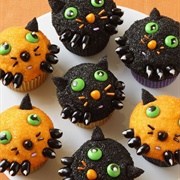 Spooky Kitten Cupcakes