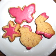 Vegan Frosted Spring Cookies