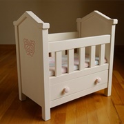 Doll Crib Homemade