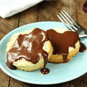 Biscuits and Chocolate Gravy